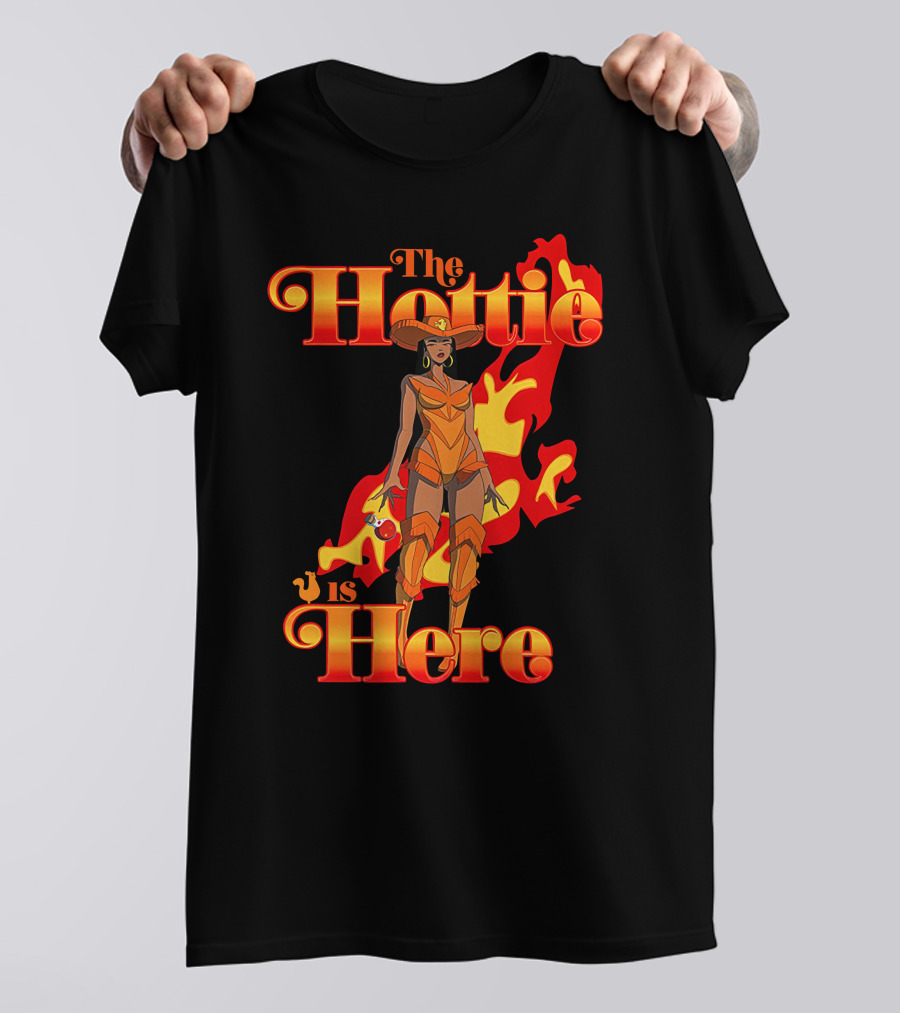 The Hottie Is Here Popeyes X Megan Thee Stallion Fire T-Shirt
