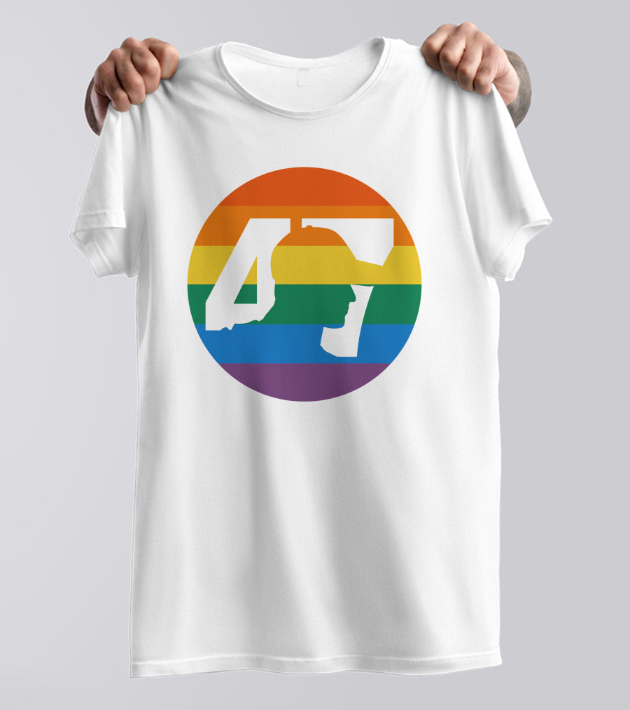 Mick Schumacher Rainbow Circle 47 Pride T-Shirt