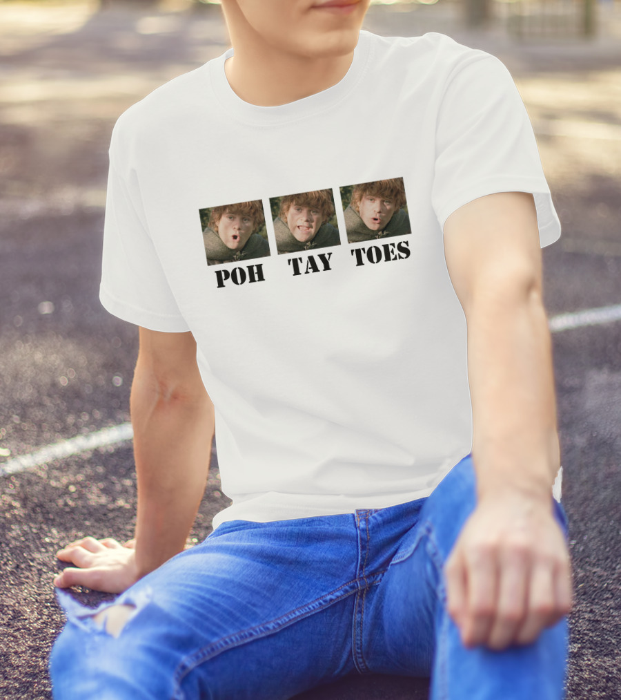 POH TAY TOES Samwise Gamgee Lord Of The Rings T-Shirt