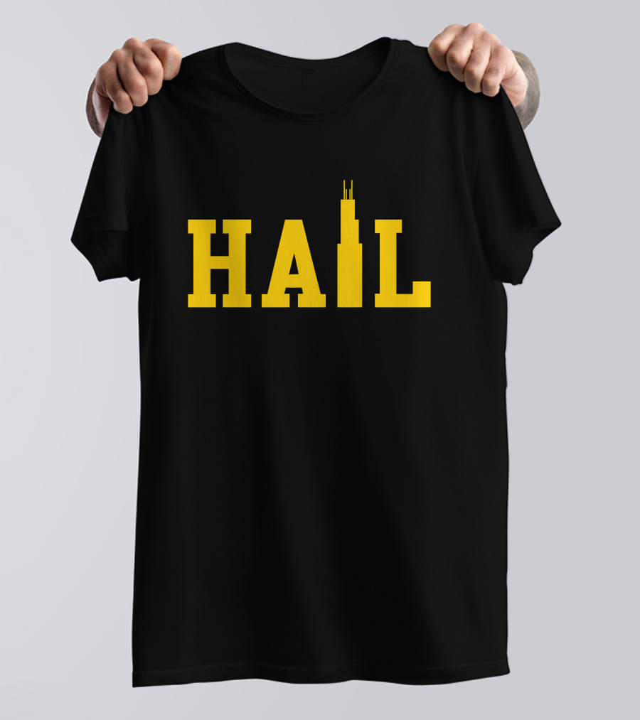 Jim Harbaugh Hail Skyline T-Shirt