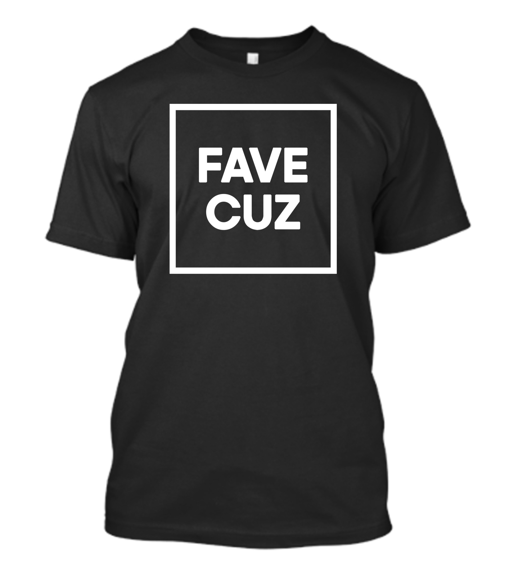 Imoh Umoren Fave Cuz Square Text T-Shirt