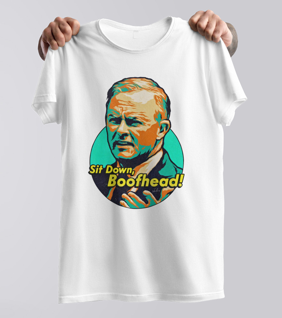 Sit Down Boofhead Scott Morrison Pop T-Shirt
