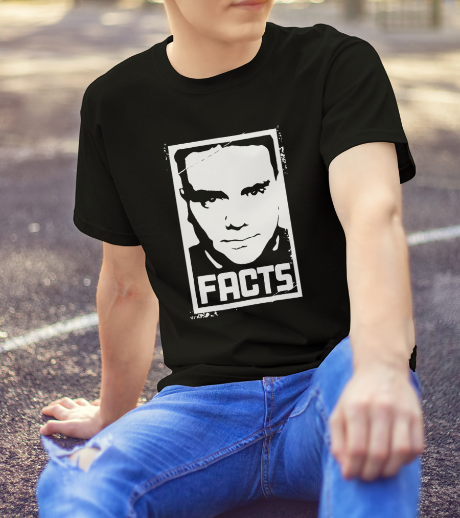 Daily Wire Ben Shapiro Facts Stencil Ron Filipkowski T-Shirt
