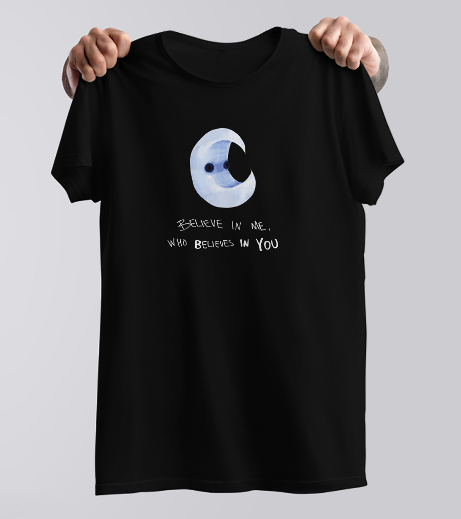 Wunderworld Merch Night Capsule Moon Believe In Me Who Believes In You T-Shirt
