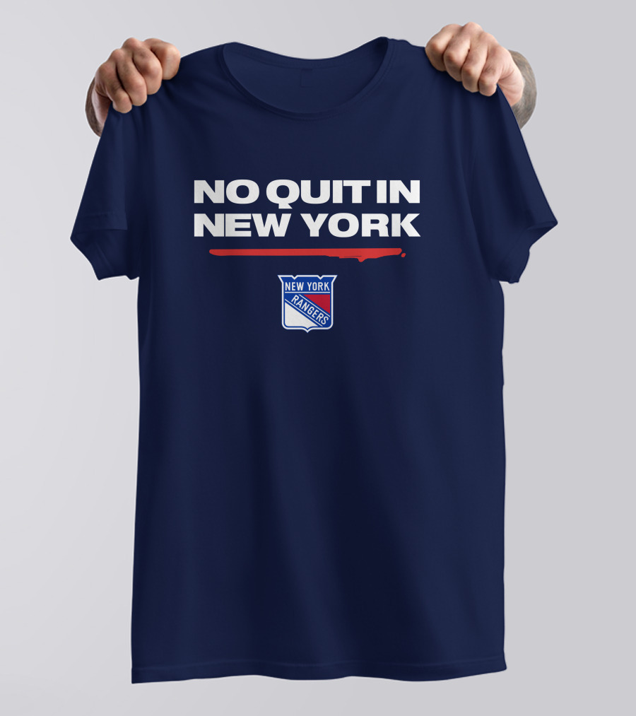 No Quit In New York Rangers T-Shirt