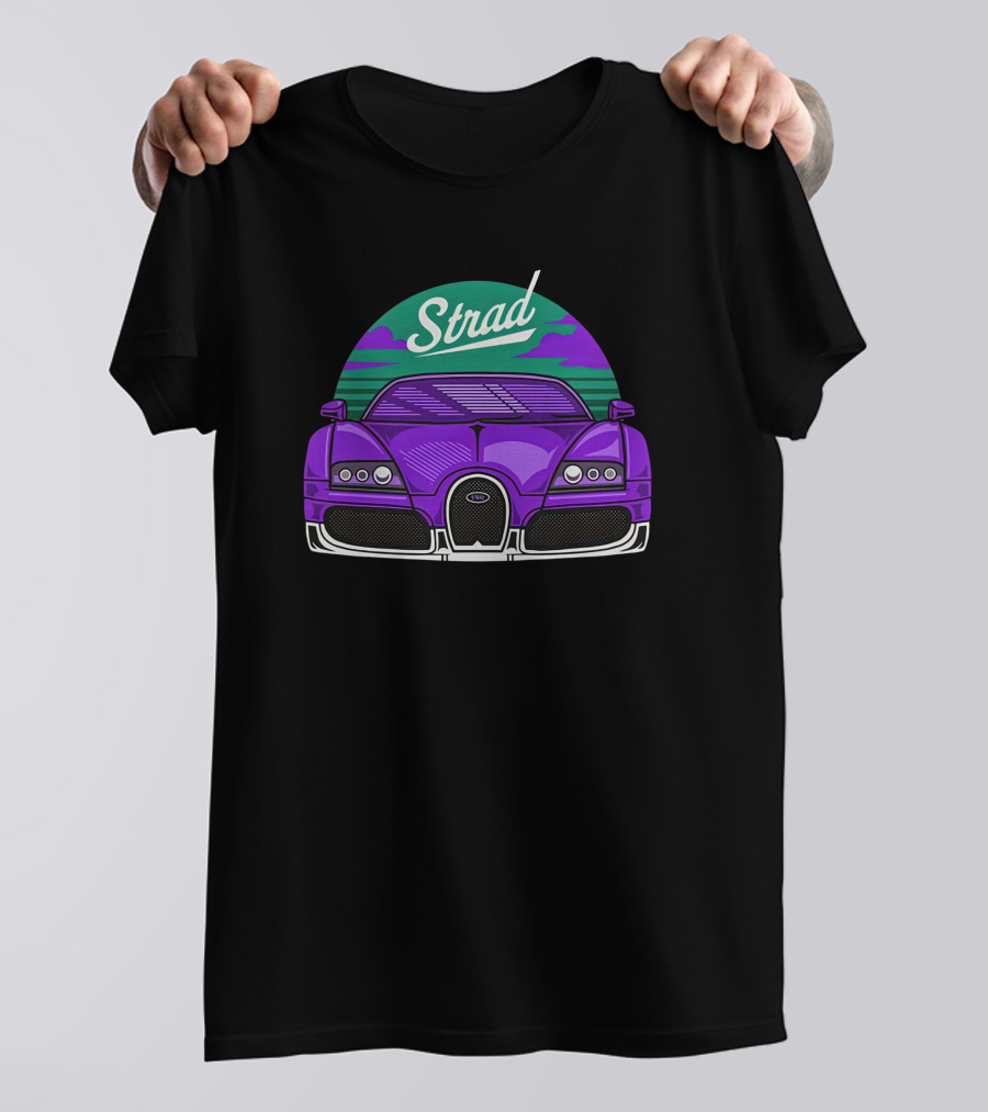 Stradman Merch Strad Purple Bugatti T-Shirt