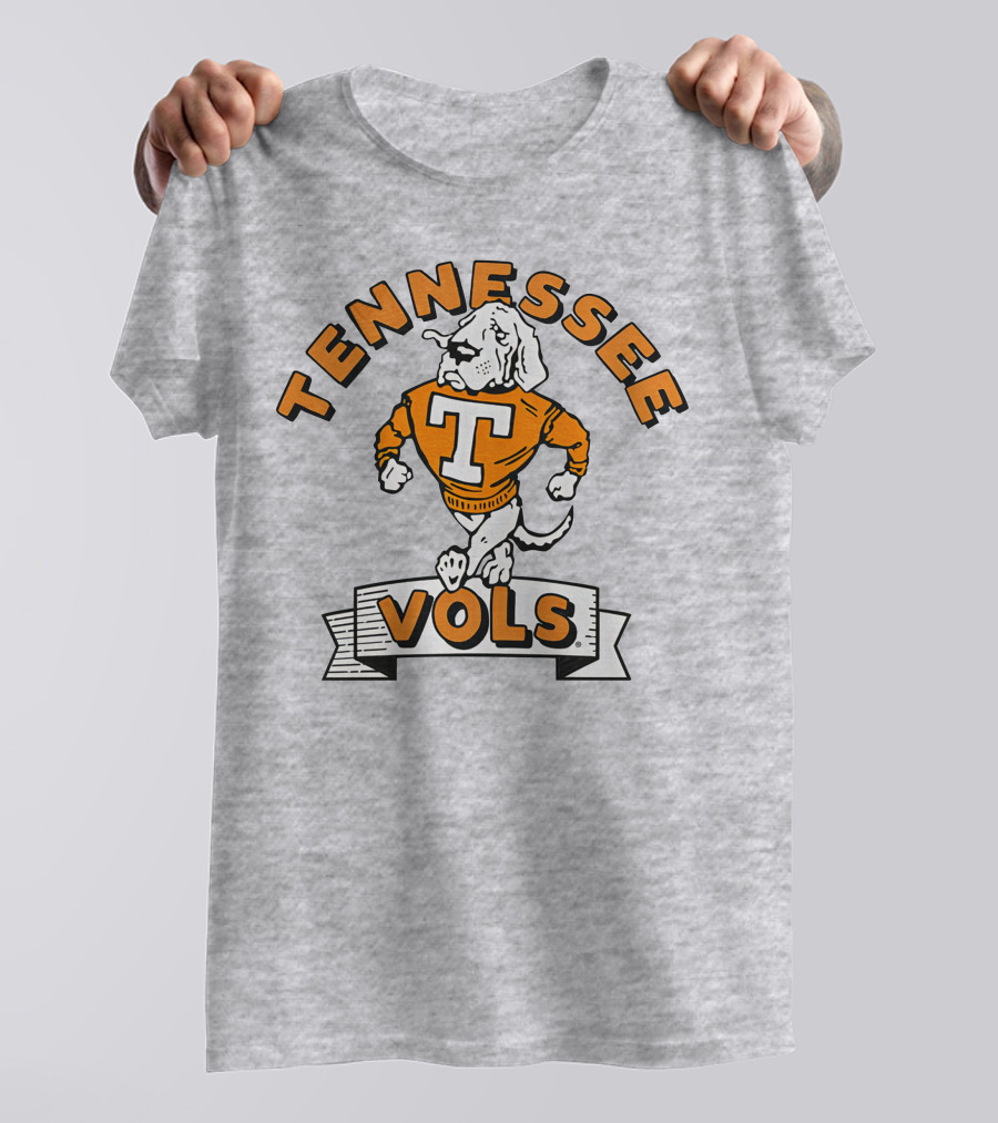 Chris Lofton Tennessee Vols Vintage Smokey Mascot Homefield T-Shirt