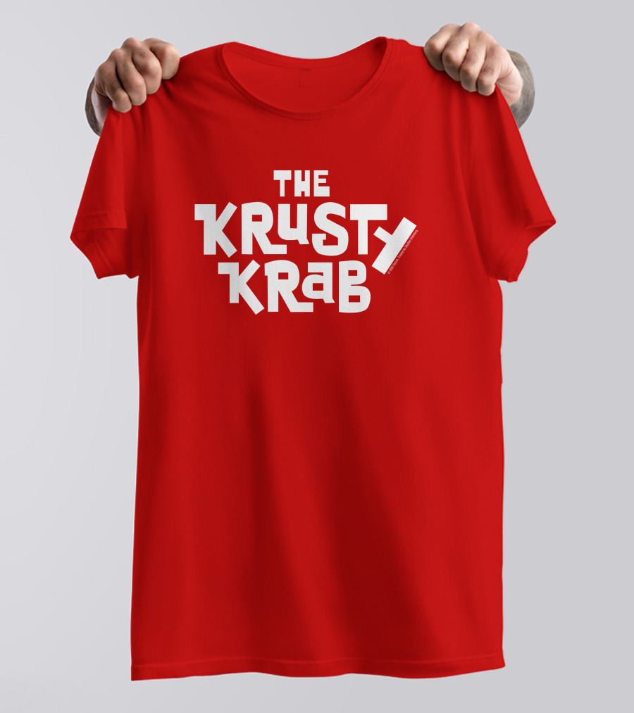 Joe Burrow The Krusty Krab Spongebob Squarepants Crossover Patrick Star Football NFL Cincinnati Bengals Cartoon Network Nickelodeon T-Shirt