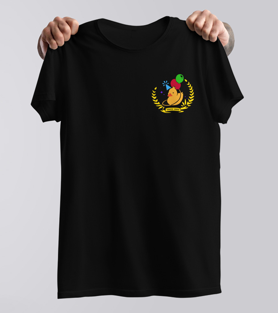 Quackity Merch Birthday Since 2000 Duck Balloons T-Shirt