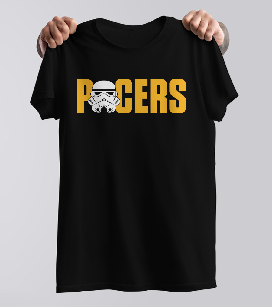 Pacers Stormtrooper Helmet Crossover T-Shirt