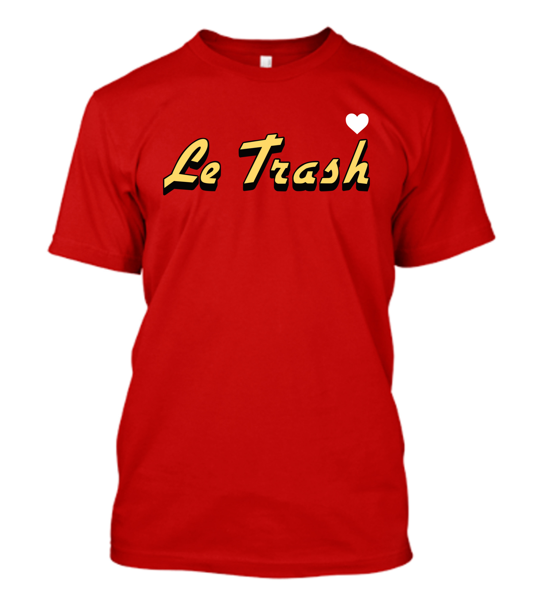 Le Trash Prime Video Fatin Jadmani Heart T-Shirt