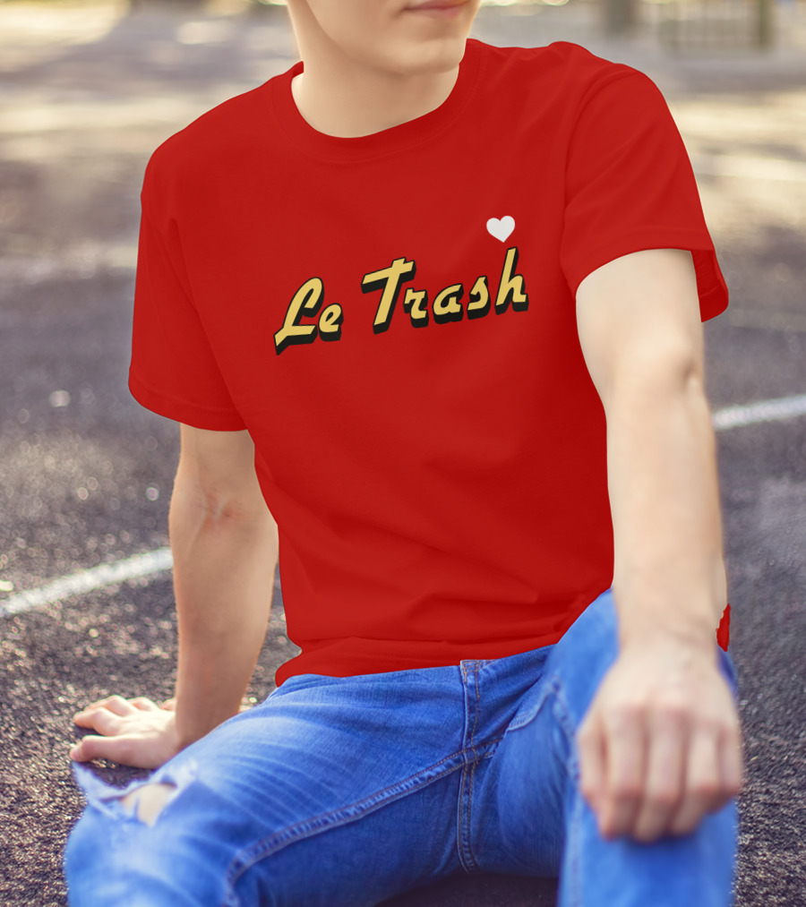 Le Trash Prime Video Fatin Jadmani Heart T-Shirt