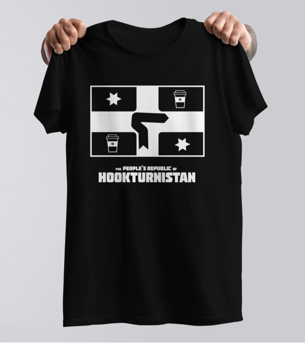 The People’s Republic Of Hookturnistan Flag Coffee Cup Stars Iconic T-Shirt