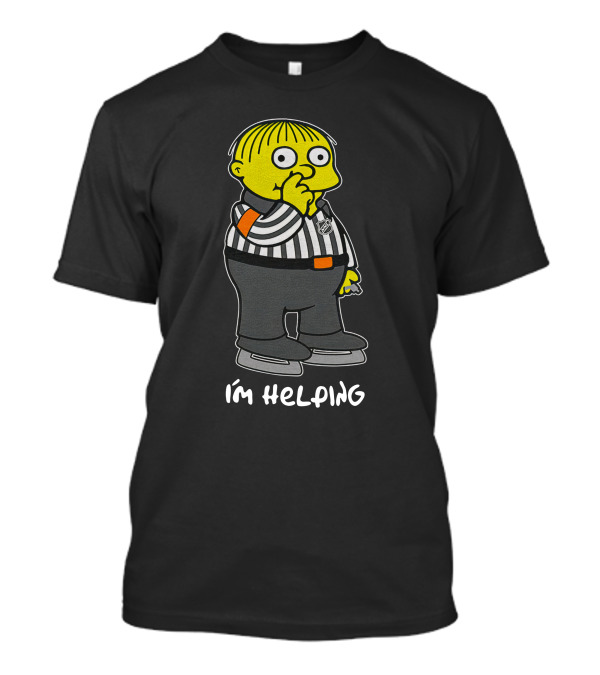 Ralph Wiggum Referee NHL I'm Helping The Simpsons T-Shirt