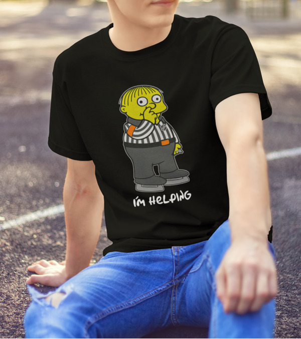 Ralph Wiggum Referee NHL I'm Helping The Simpsons T-Shirt