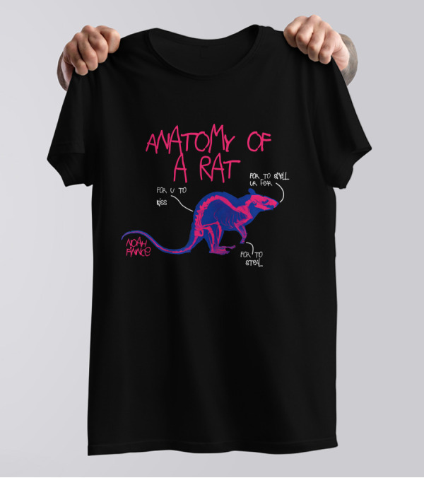 Noahfinnce Anatomy Of A Rat For You To Kiss Smell Fear Steal Hottopic T-Shirt