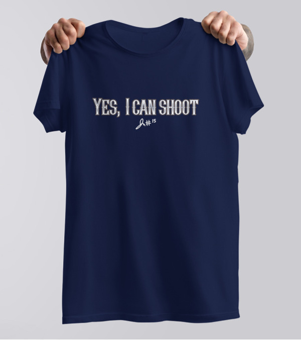 Yes I Can Shoot Jose Alvarado #15 T-Shirt