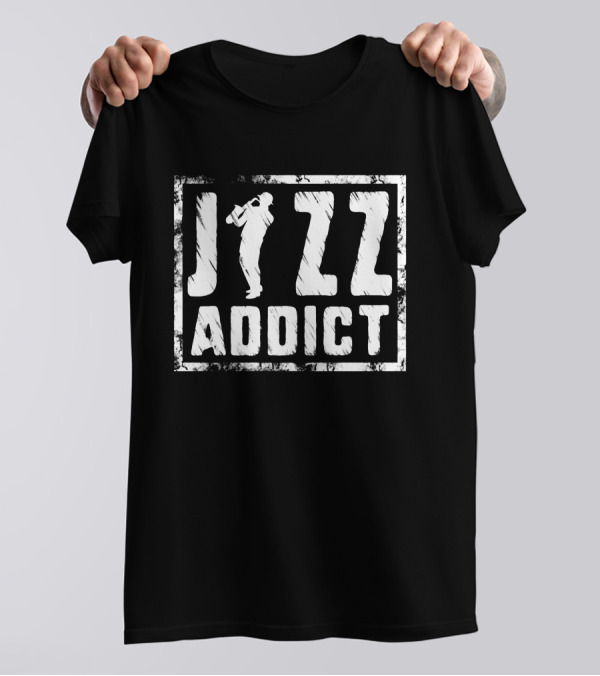 Jazz Addict Trumpet Player Grunge T-Shirt