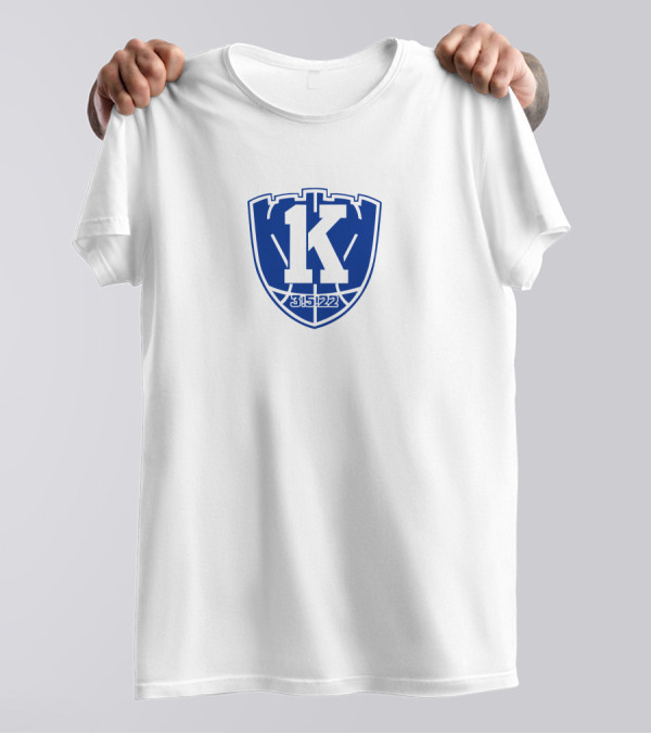 Coach K 35 22 Shield Logo North Carolina T-Shirt