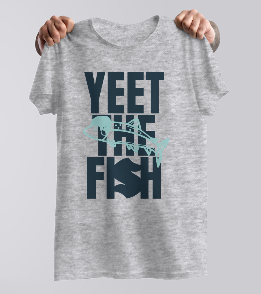 Yeet The Fish Release The Show Merch Seattle's Best Kraken Podcast T-Shirt