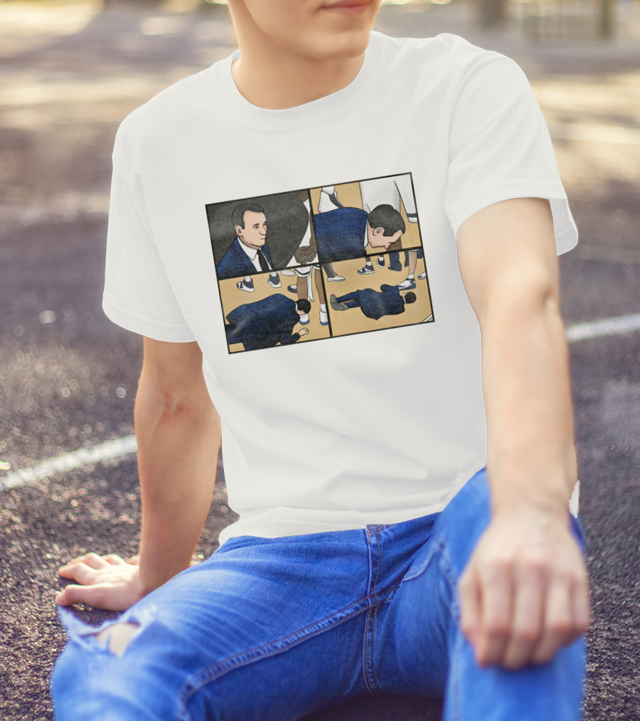 Michael Scott Collapse Comic Pardon My Take T-Shirt