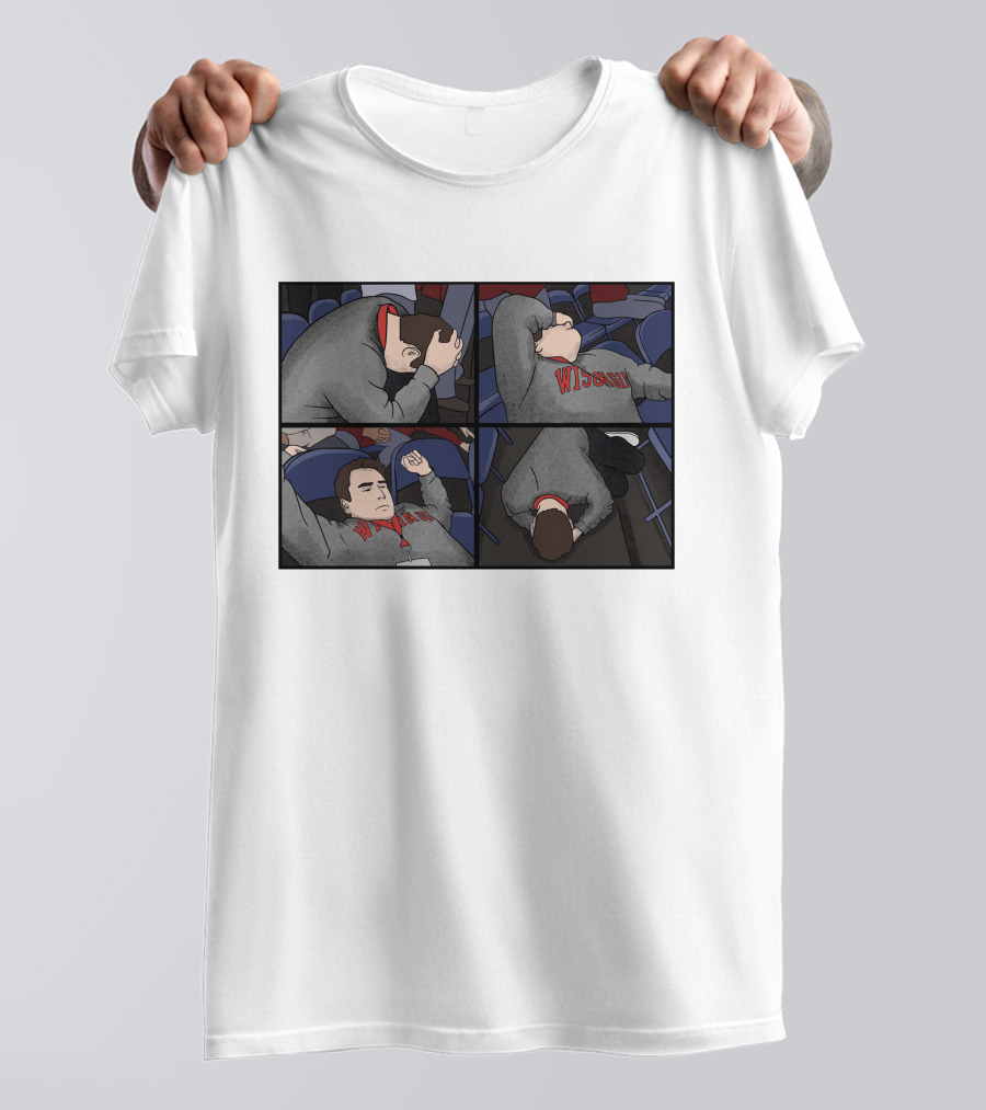 Meltdown Wisconsin Fan Pardon My Take Hank Lockwood T-Shirt