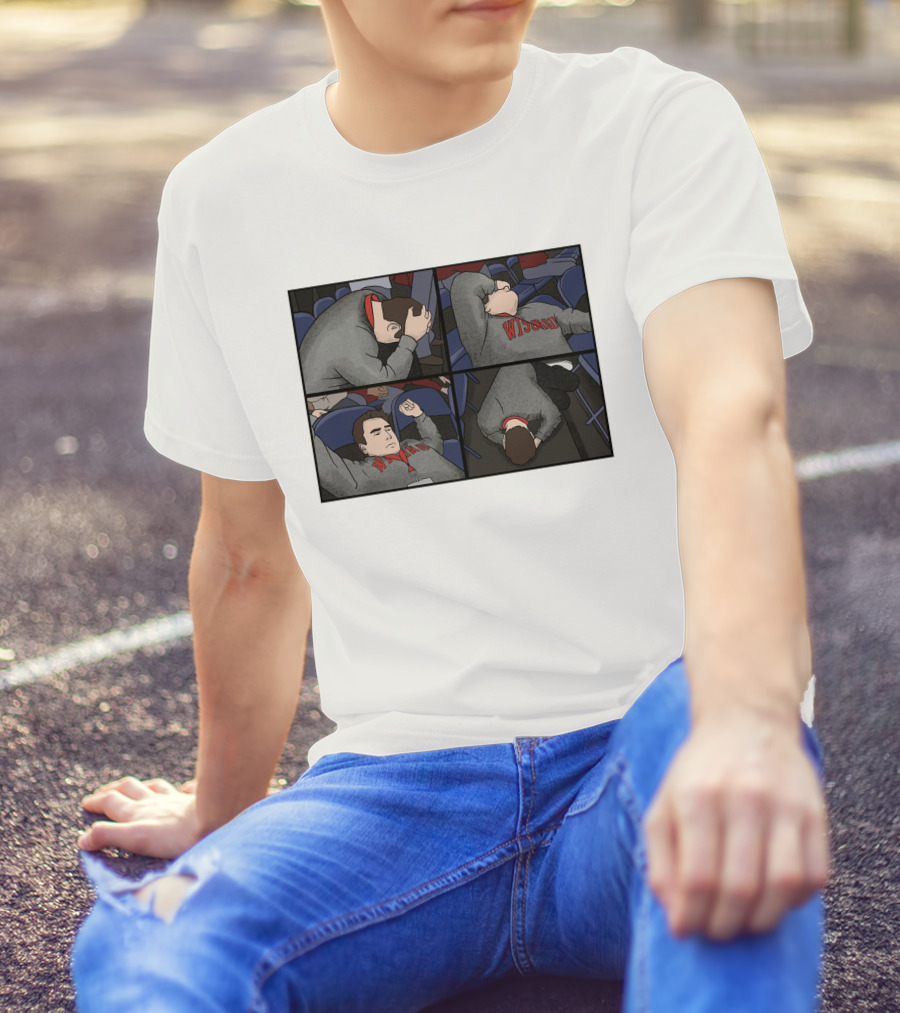 Meltdown Wisconsin Fan Pardon My Take Hank Lockwood T-Shirt