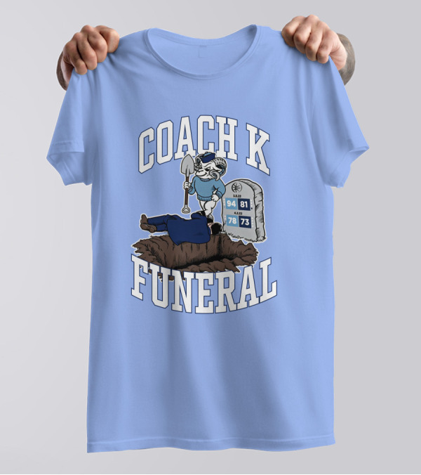Coach K Funeral 94 81 78 73 Dave Portnoy T-Shirt