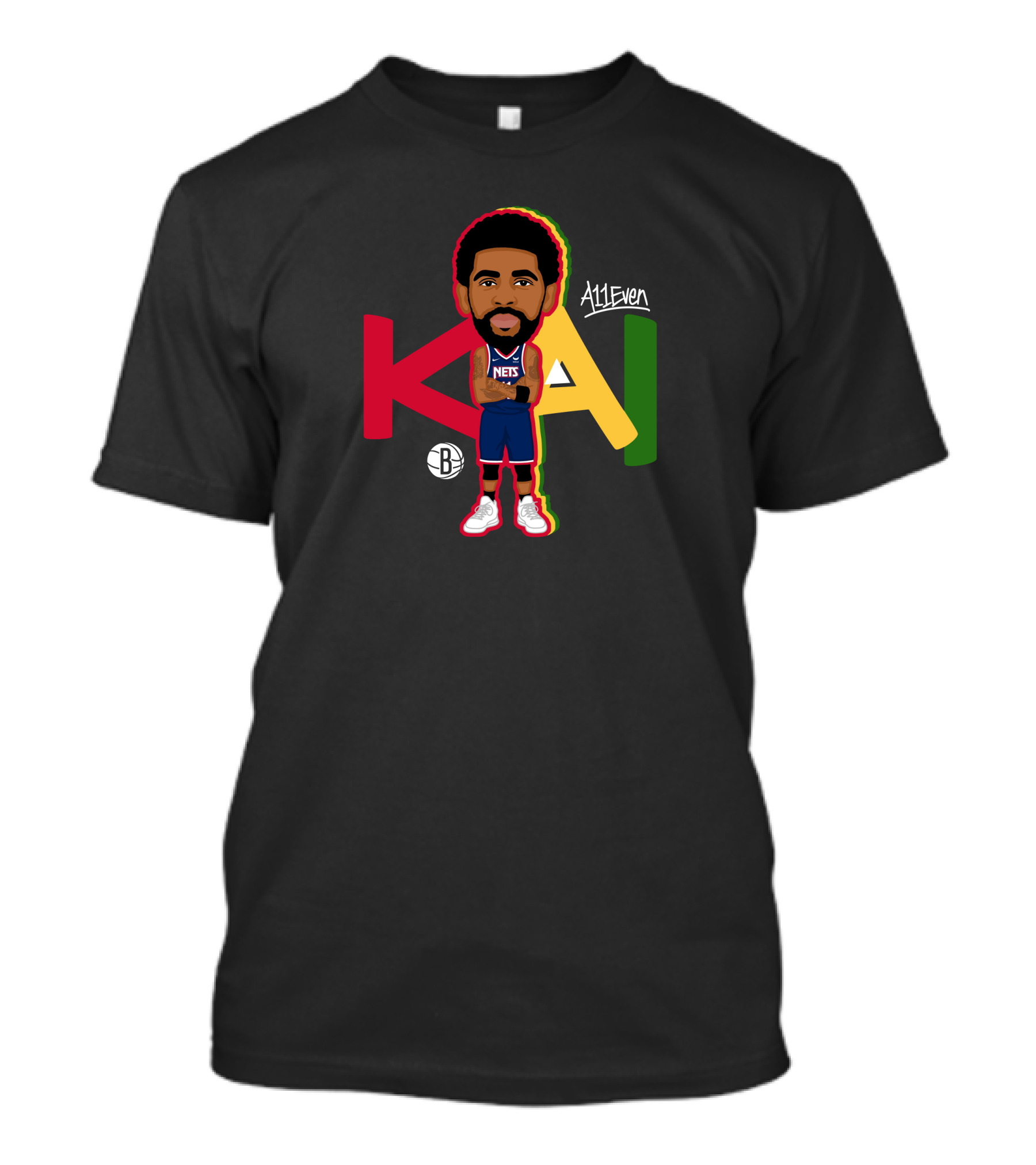 Kyrie Irving Kai A11even Nets Jessie Kavana T-Shirt