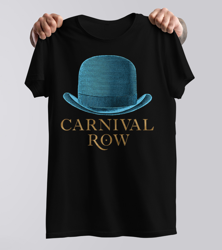 Carnival Row Blue Bowler Hat T-Shirt