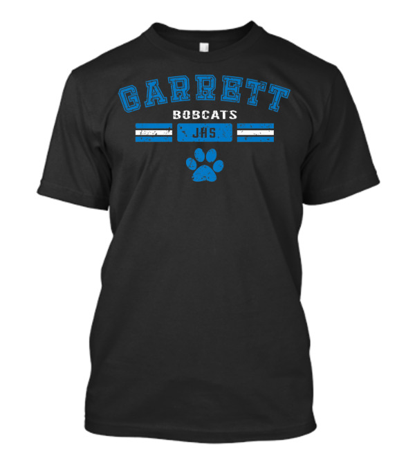 Garrett Bobcats JHS Paw Print Banner T-Shirt