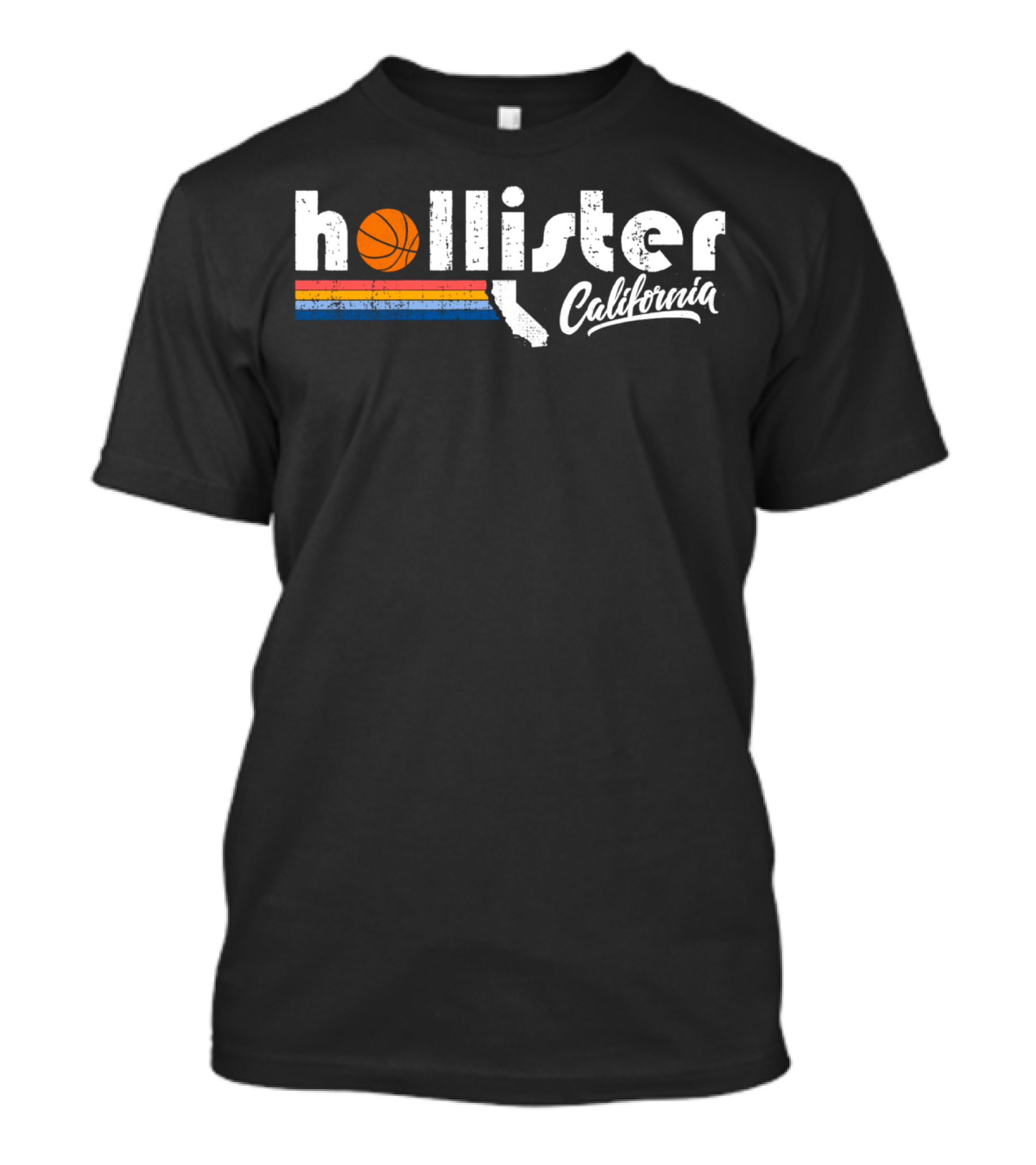 Hollister Basketball California Vintage 1980 Retro T-Shirt