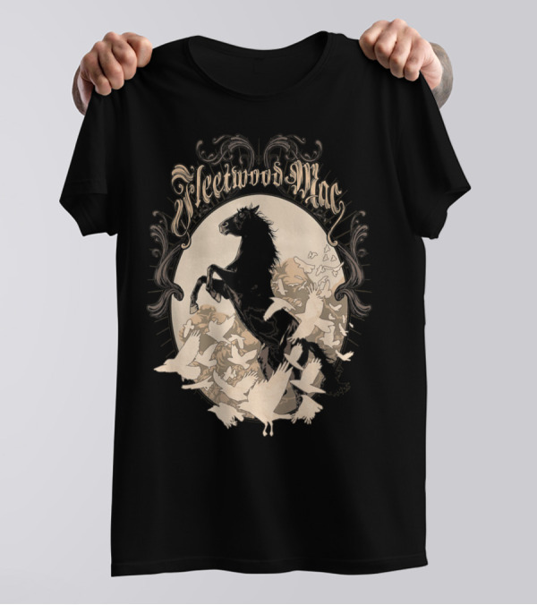Fleetwood Mac Horse Lover Pet Present Awesome T-Shirt