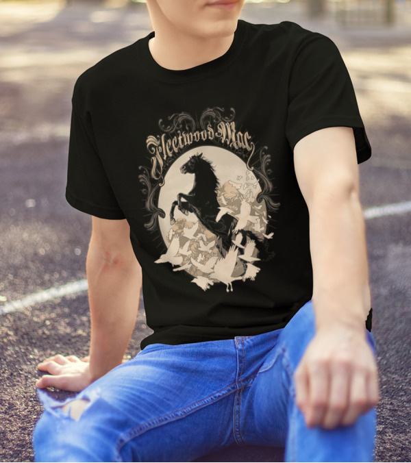 Fleetwood Mac Horse Lover Pet Present Awesome T-Shirt