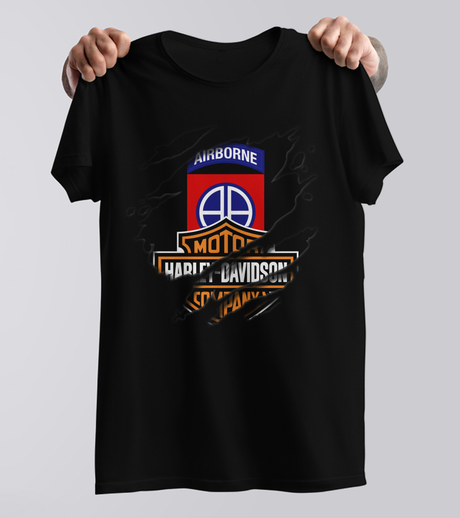 Harley Davidson Motor Company Airborne T-Shirt