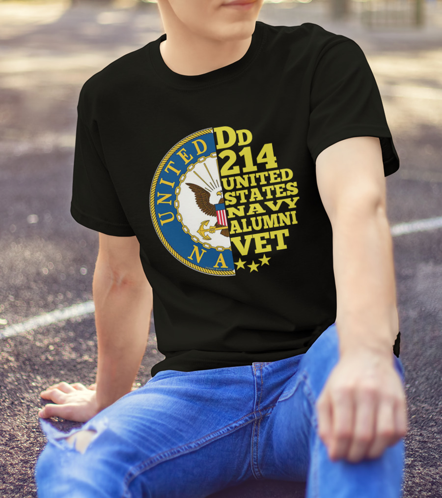 Dd 214 United States Navy Alumni Vet T-Shirt