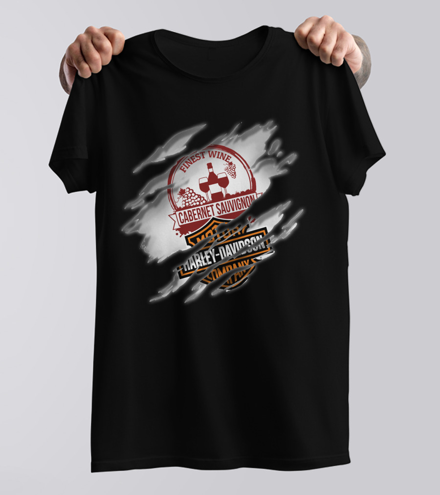 Finest Wine Cabernet Sauvignon Harley Davidson T-Shirt