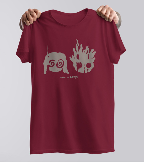 Wake Up Lucki Spirals And Flames T-Shirt