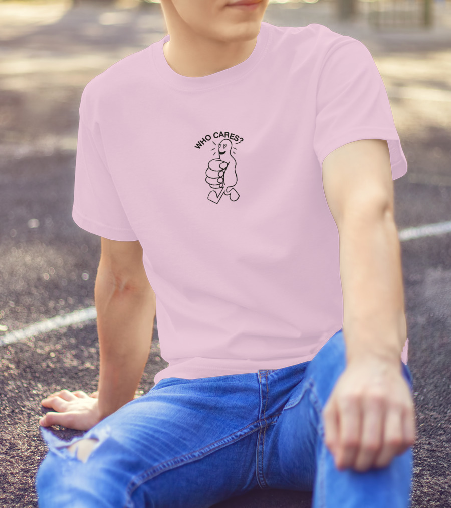 Rex Orange County Merch Heart Eyes Pink Who Cares? T-Shirt