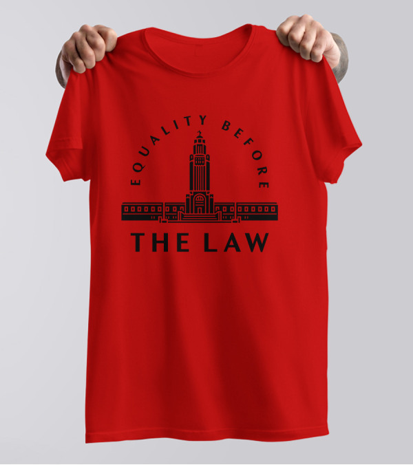 Adam Morfeld Merch Equality Before The Law Senator Megan Hunt Nebraska Capitol T-Shirt