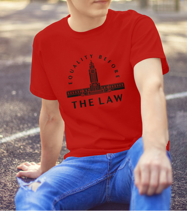 EQUALITY BEFORE THE LAW Capitol Building Emblem T-Shirt