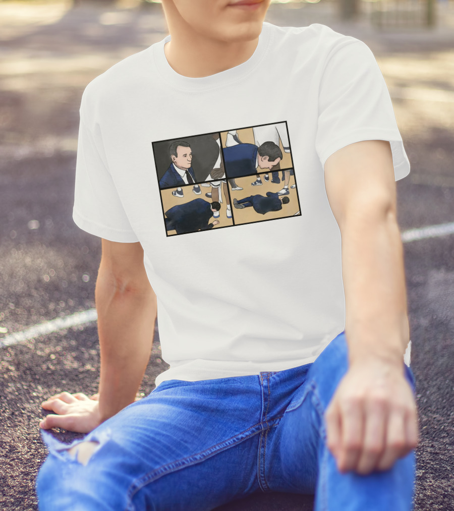 Pardon My Take Collapse Big Cat Comic Strip T-Shirt