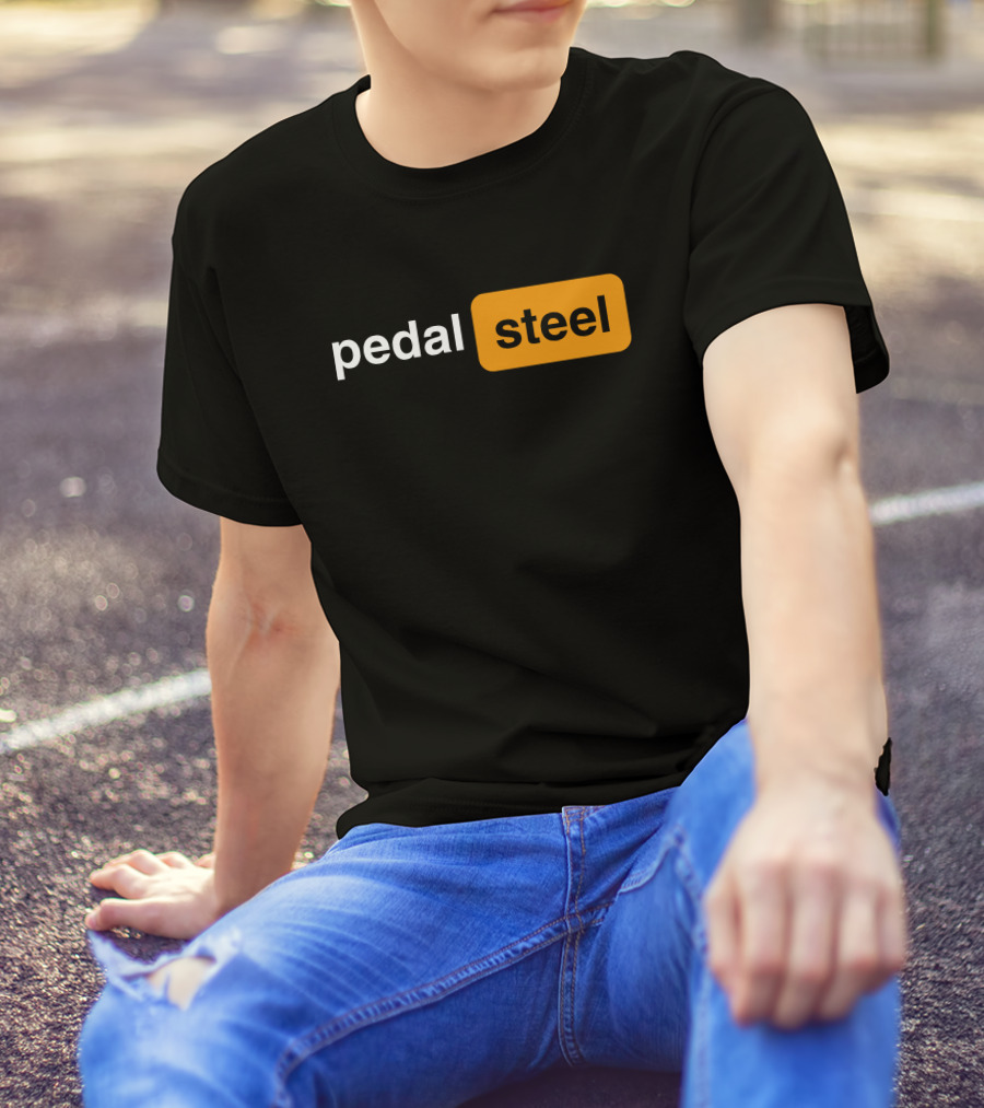 Pedal Steel Hippies And Cowboys Merch Pedal Steel T-Shirt