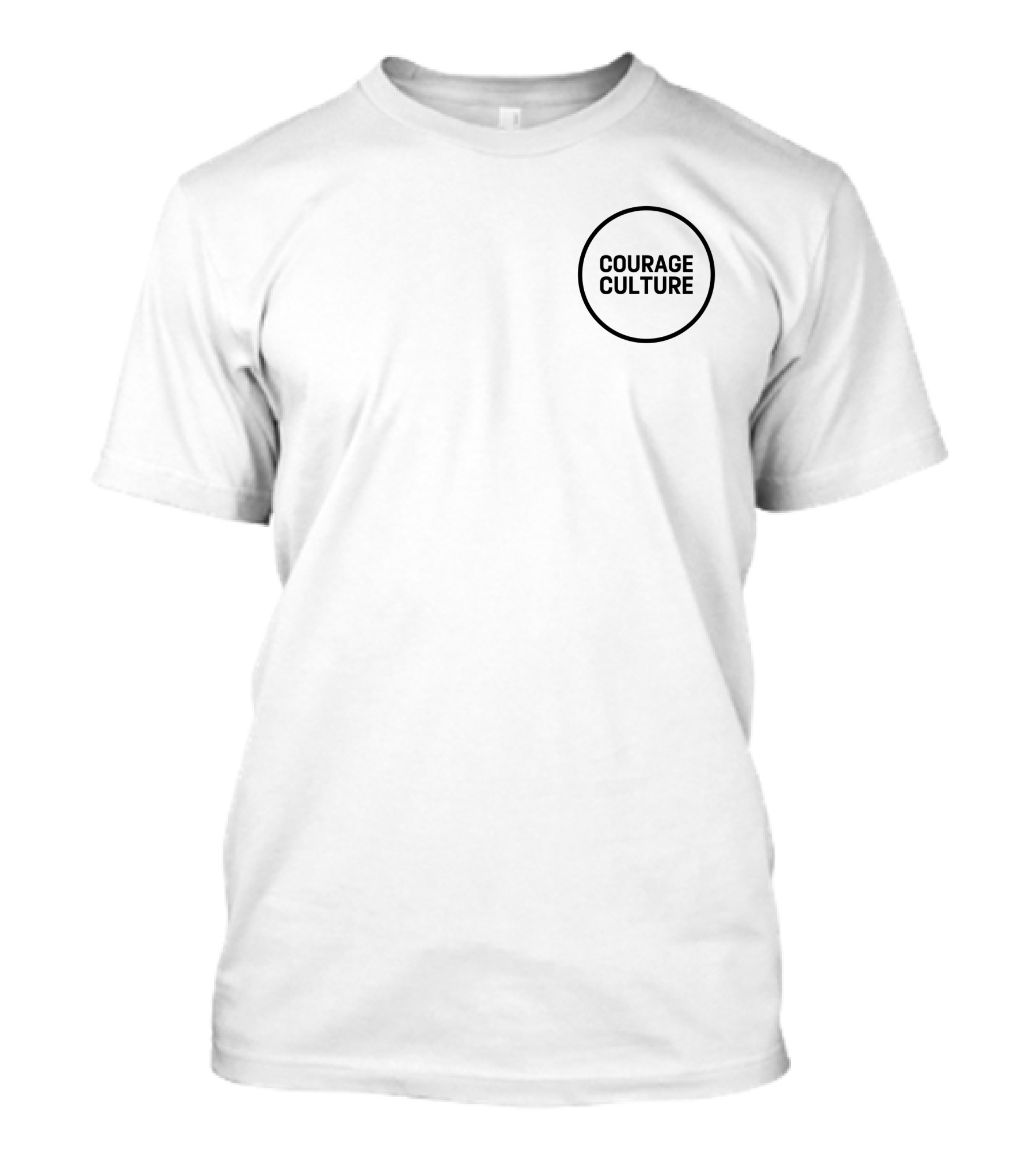 Courage Culture Bold Minimalist Circle T-Shirt