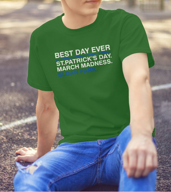 Seiya Suzuki Best Day Ever St. Patrick’s Day March Madness Sloan Park T-Shirt