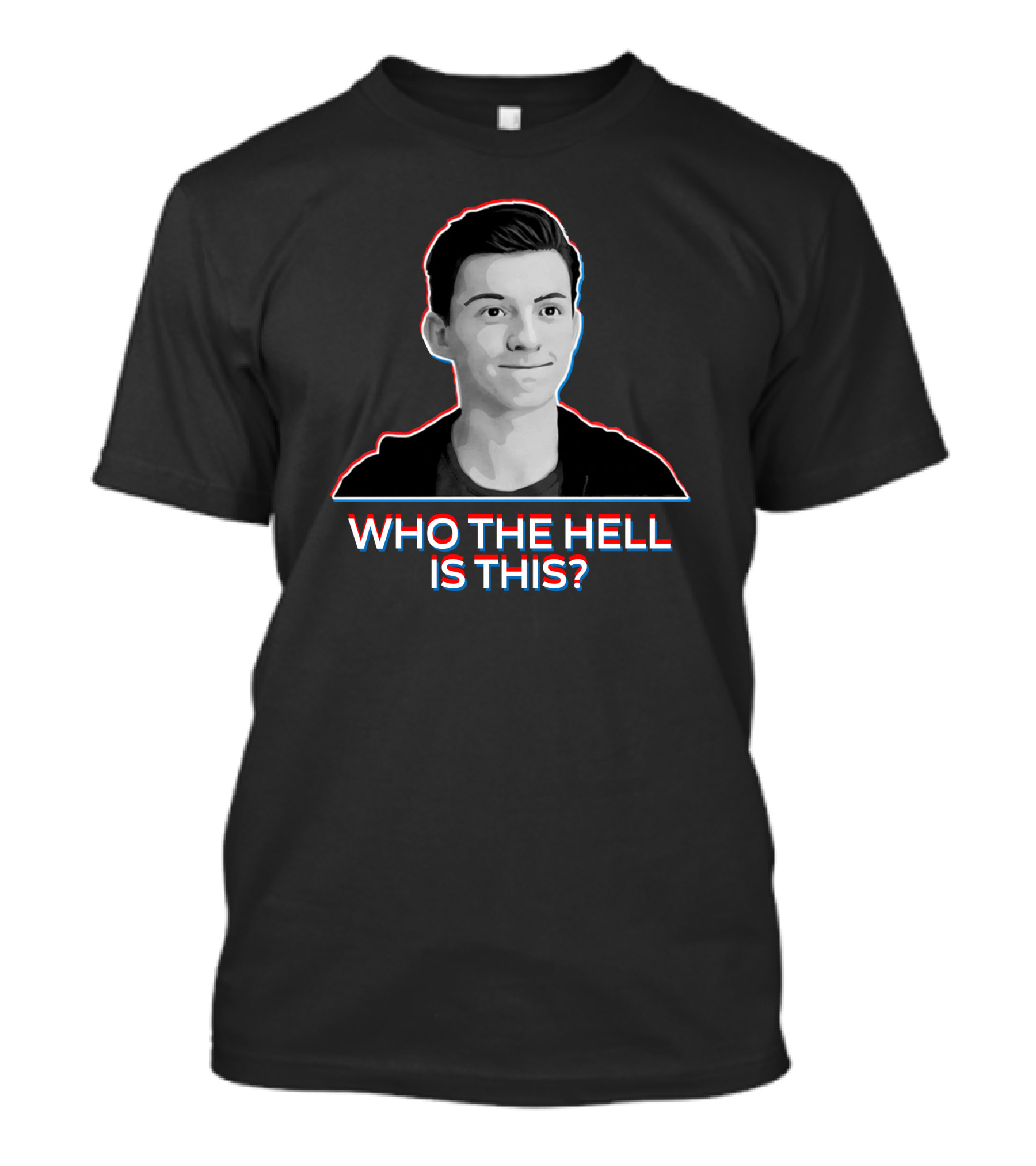 Who The Hell Is This 3D Effect T-Shirt