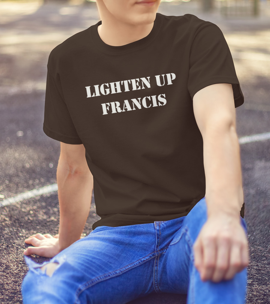 Super 70s Sports Lighten Up Francis Classic Retro Phrase T-Shirt