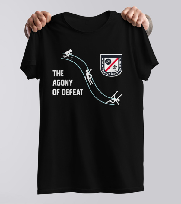 The Agony Of Defeat Wide World Of Super 7s Sports Ski Jump T-Shirt