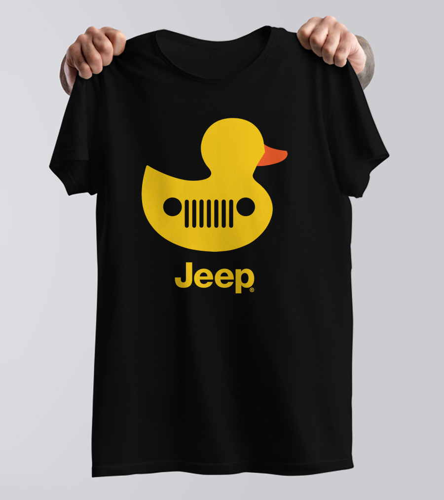 Duck Duck Jeep Rubber Duck Jeep Grill T-Shirt