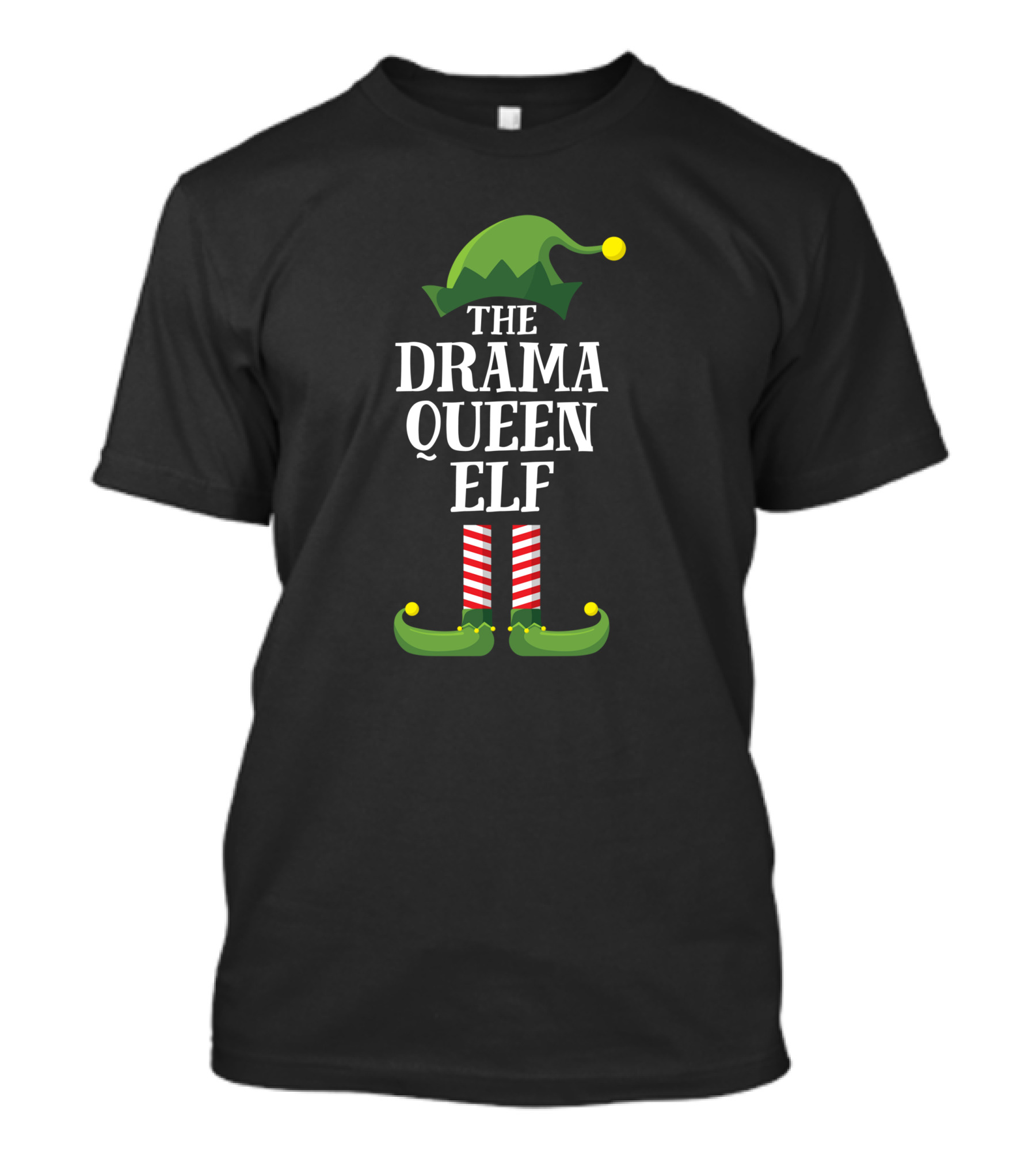 Drama Queen Elf Family Christmas Party Matching Group T-Shirt